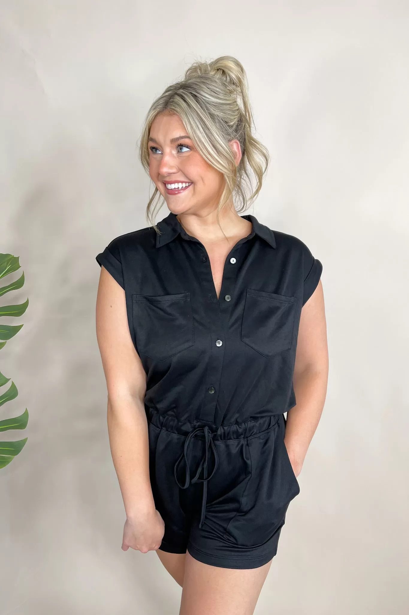 Elyse Utility Romper