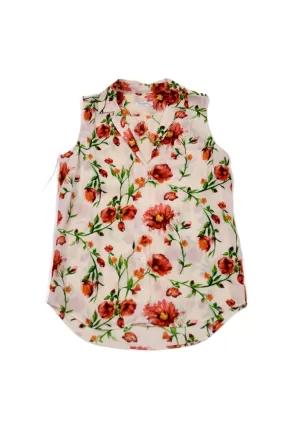 Equipment Femme - 100% Silk Floral Blouse