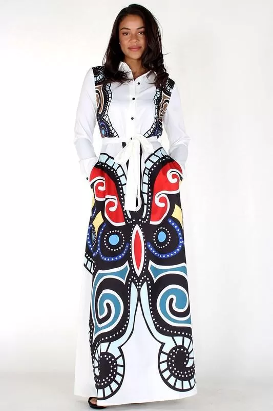 Ethnic Casual Maxi Dress 1