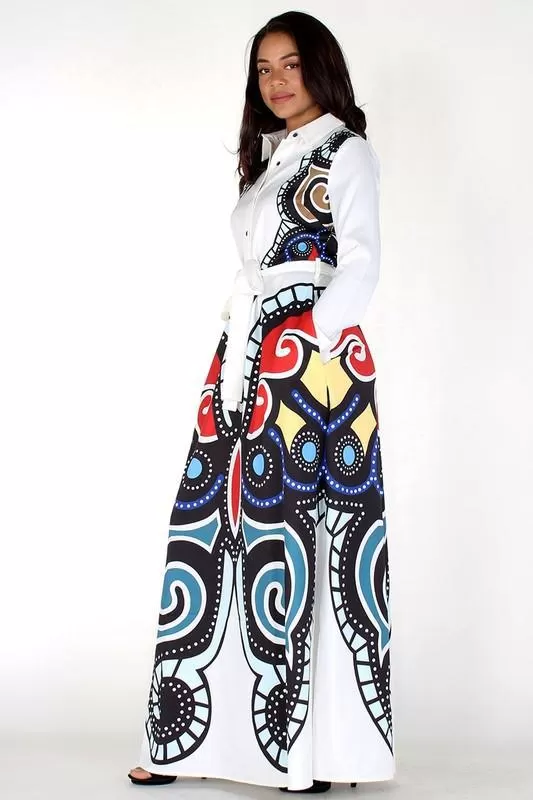 Ethnic Casual Maxi Dress 1