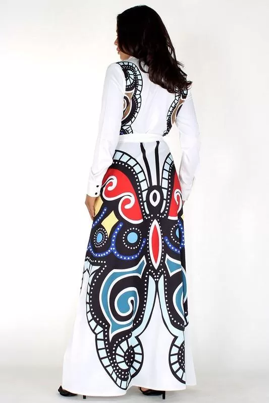 Ethnic Casual Maxi Dress 1