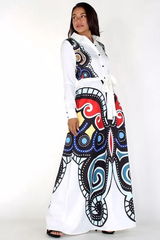 Ethnic Casual Maxi Dress 1