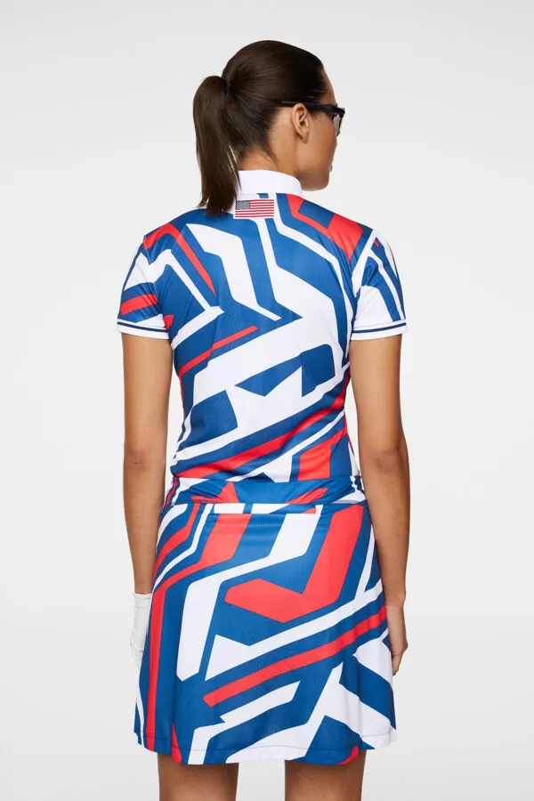 Felicite USA GOLF Print Polo