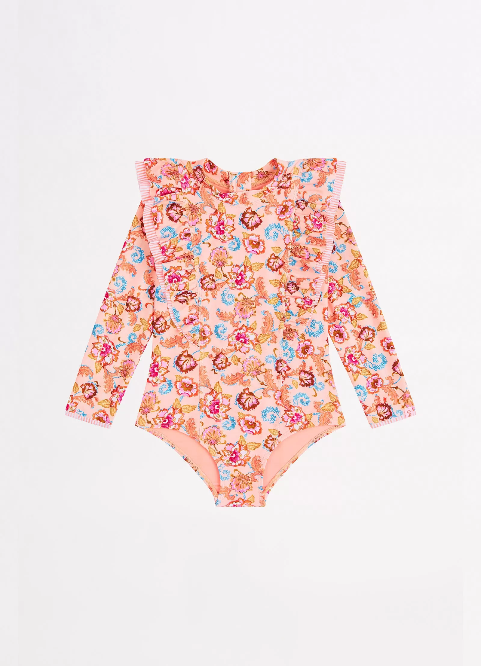 Free Spirit Girls Frilled Paddlesuit - Free Spirit