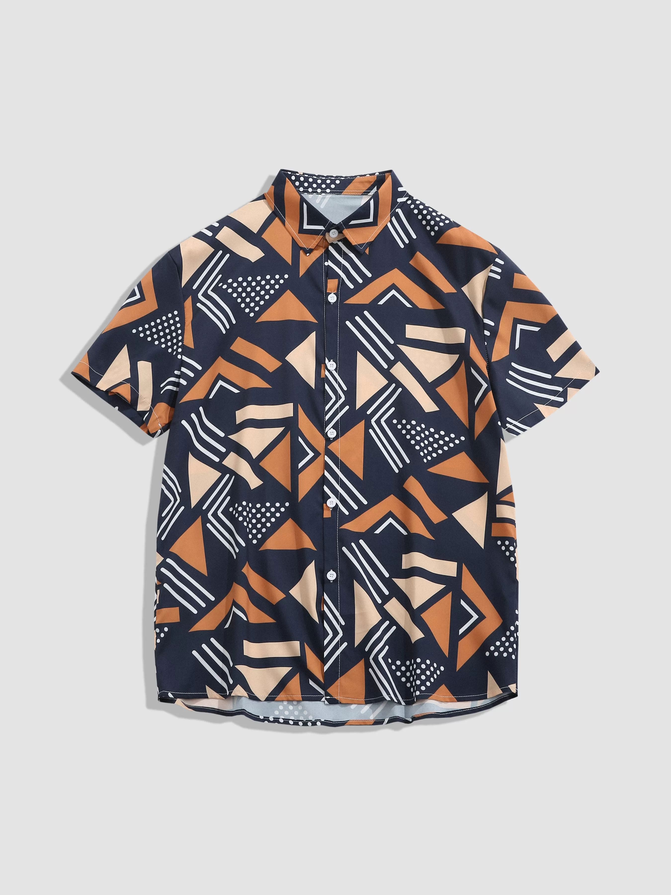 Geometric Print Shirt