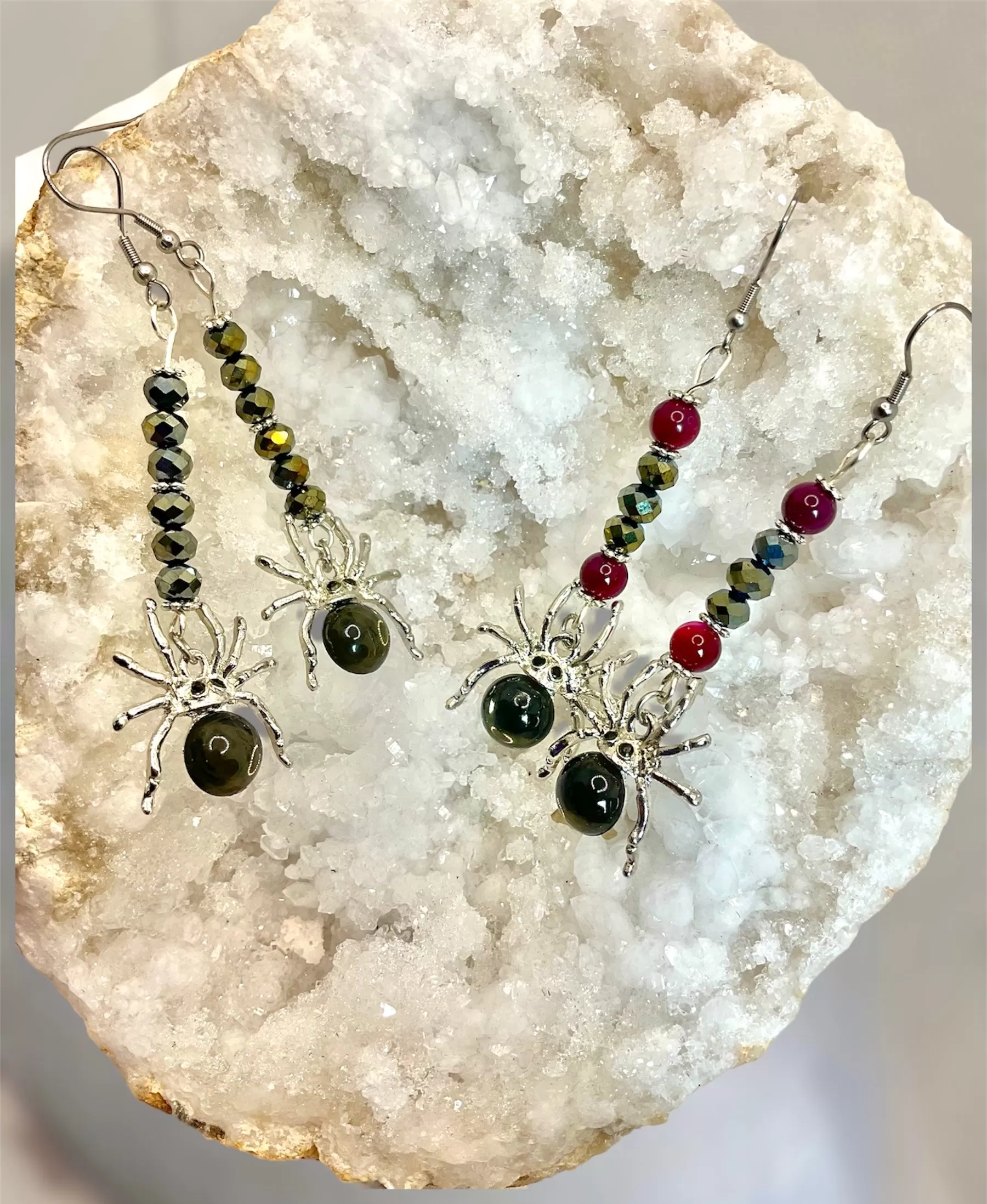 Halloween Spider Earrings