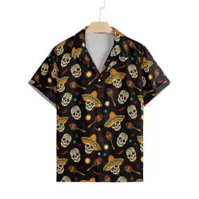 HAWAIIAN SKULL ALOHA SHIRT