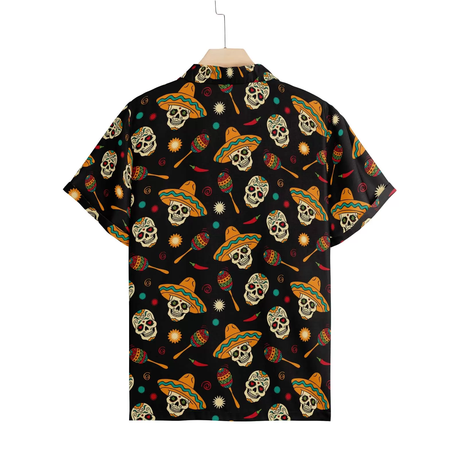 HAWAIIAN SKULL ALOHA SHIRT