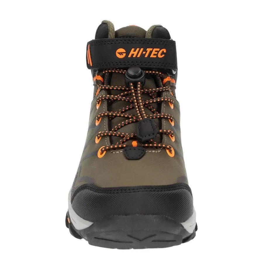 Hi Tec Kids Blackout Mid Hiking Boot -KHAKI