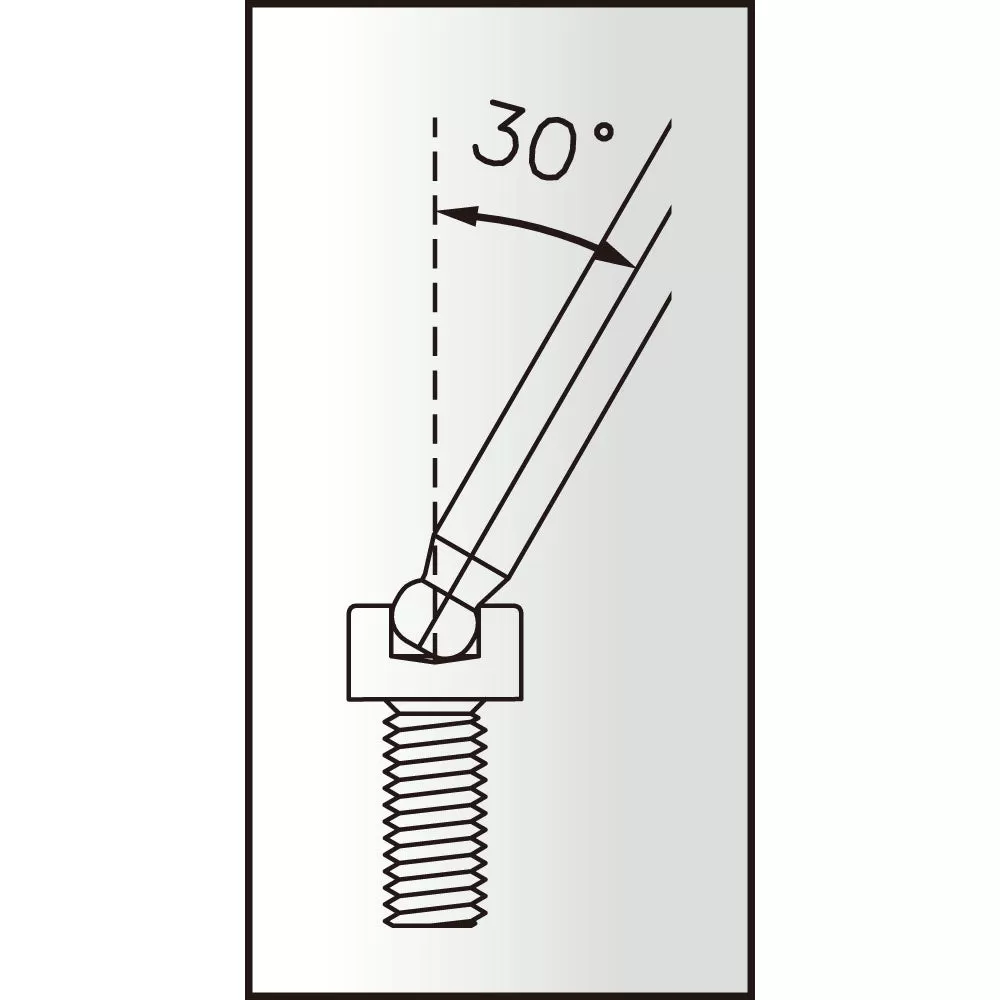 Icetoolz 7M30 3.0Mm Twinhead Wrench, Ball-Ended