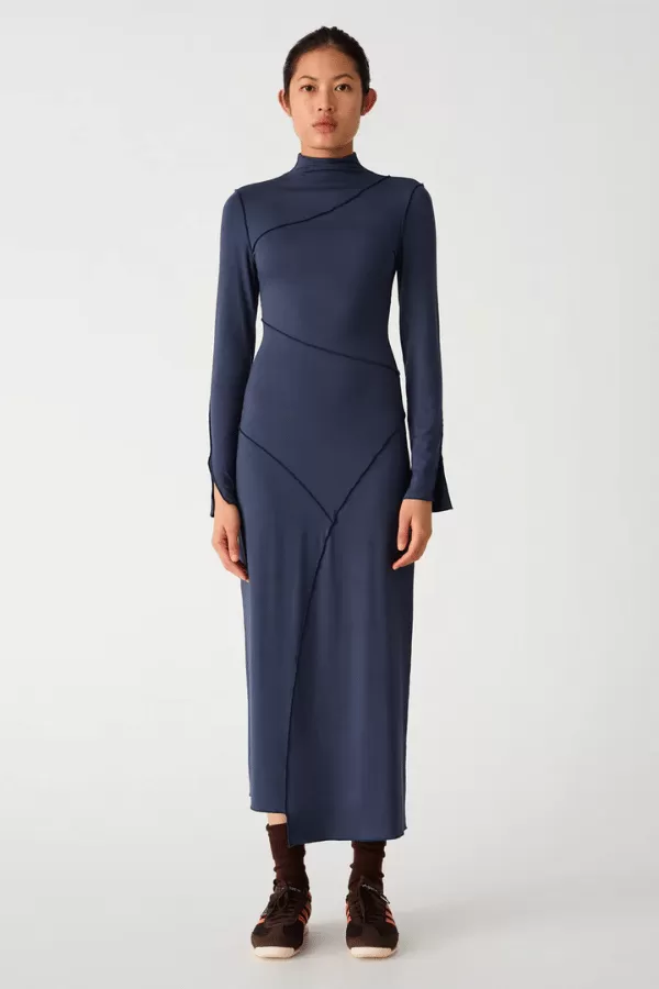 Ishmael Midi Dress Ink Blue