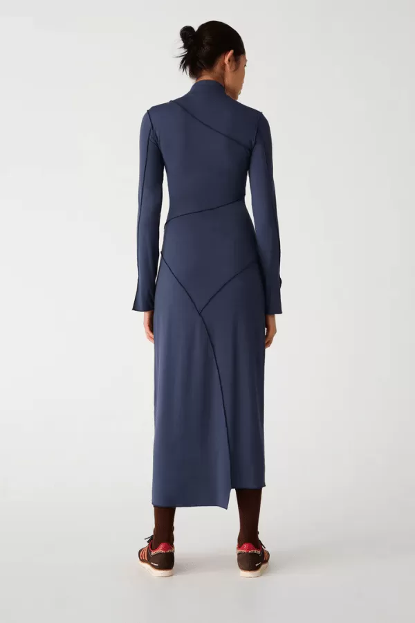 Ishmael Midi Dress Ink Blue