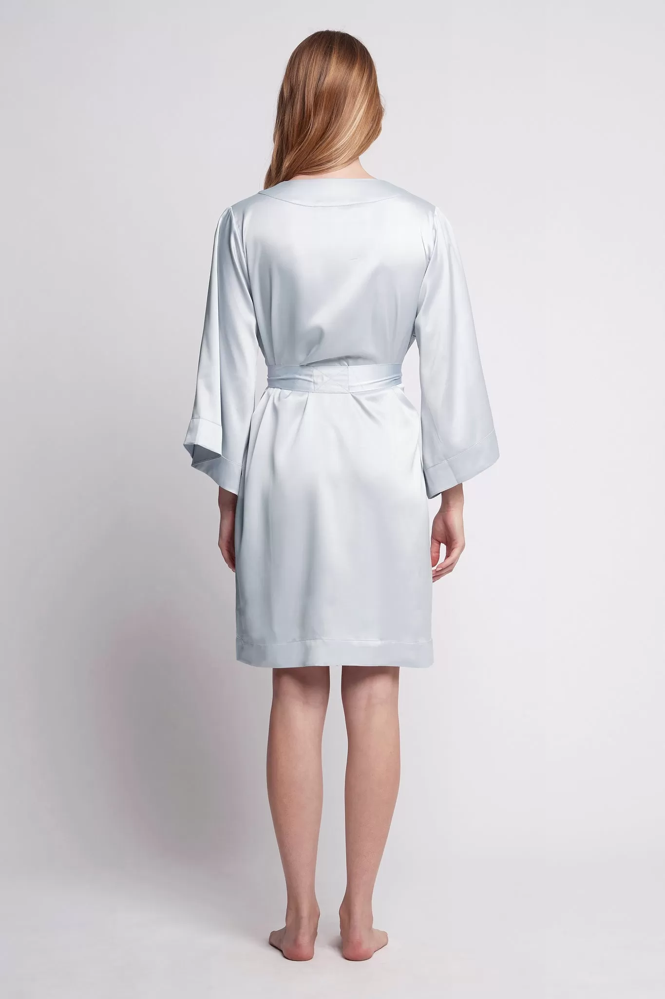 Jasmine robe - Eggshell Blue