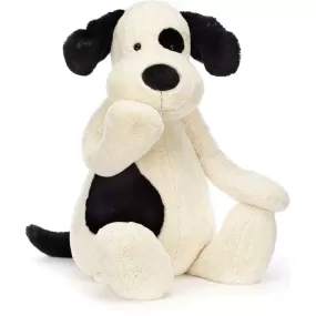 Jellycat - Bashful Black & Cream Puppy - Giant