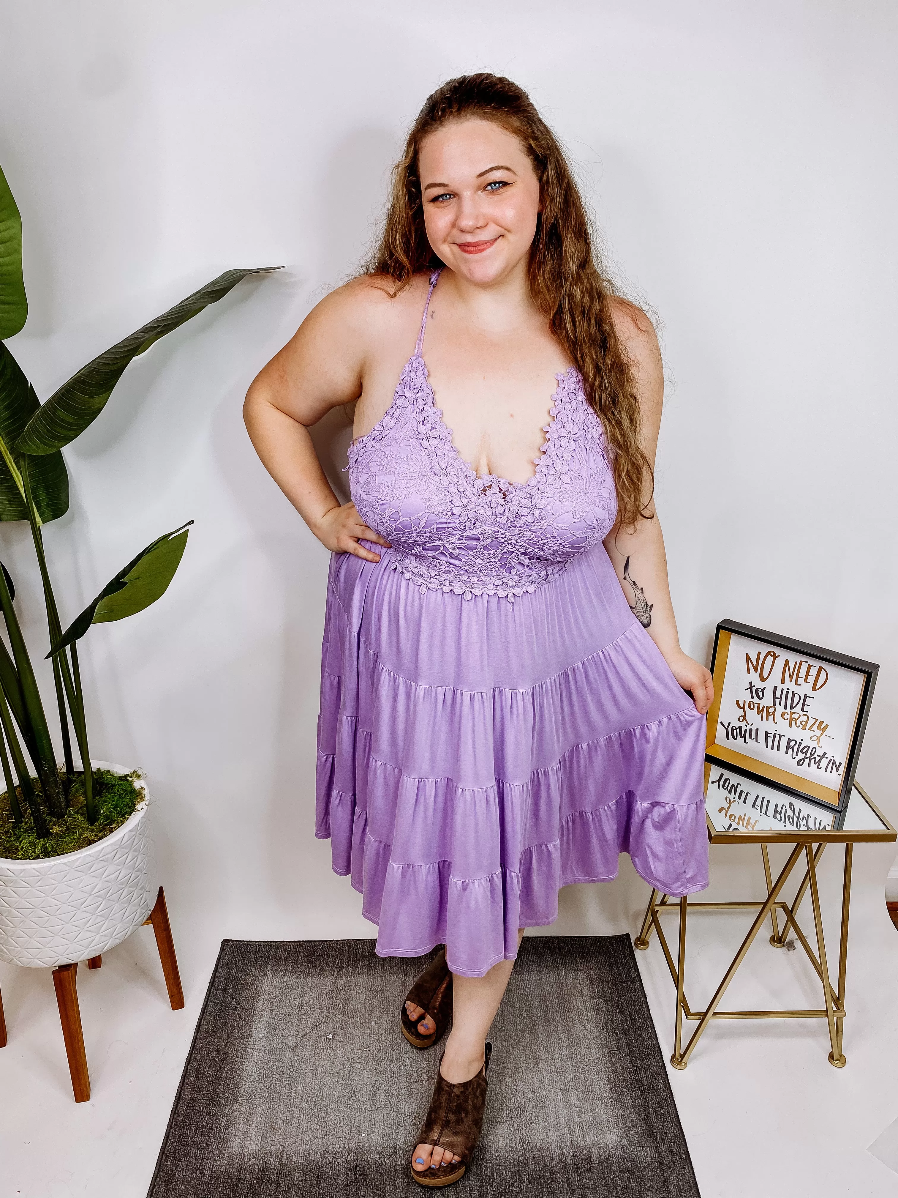 #M338 All I Wanna Wear Dress (Lavender)