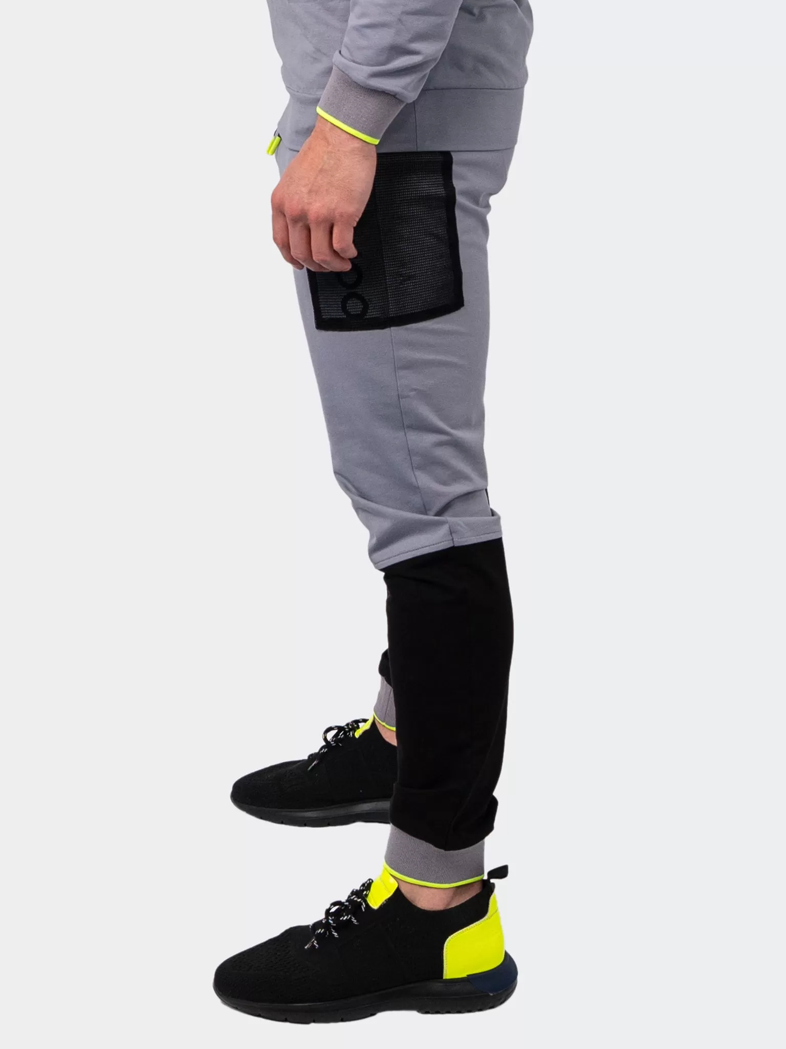 Maceoo Athleisure | Jogger Net Grey