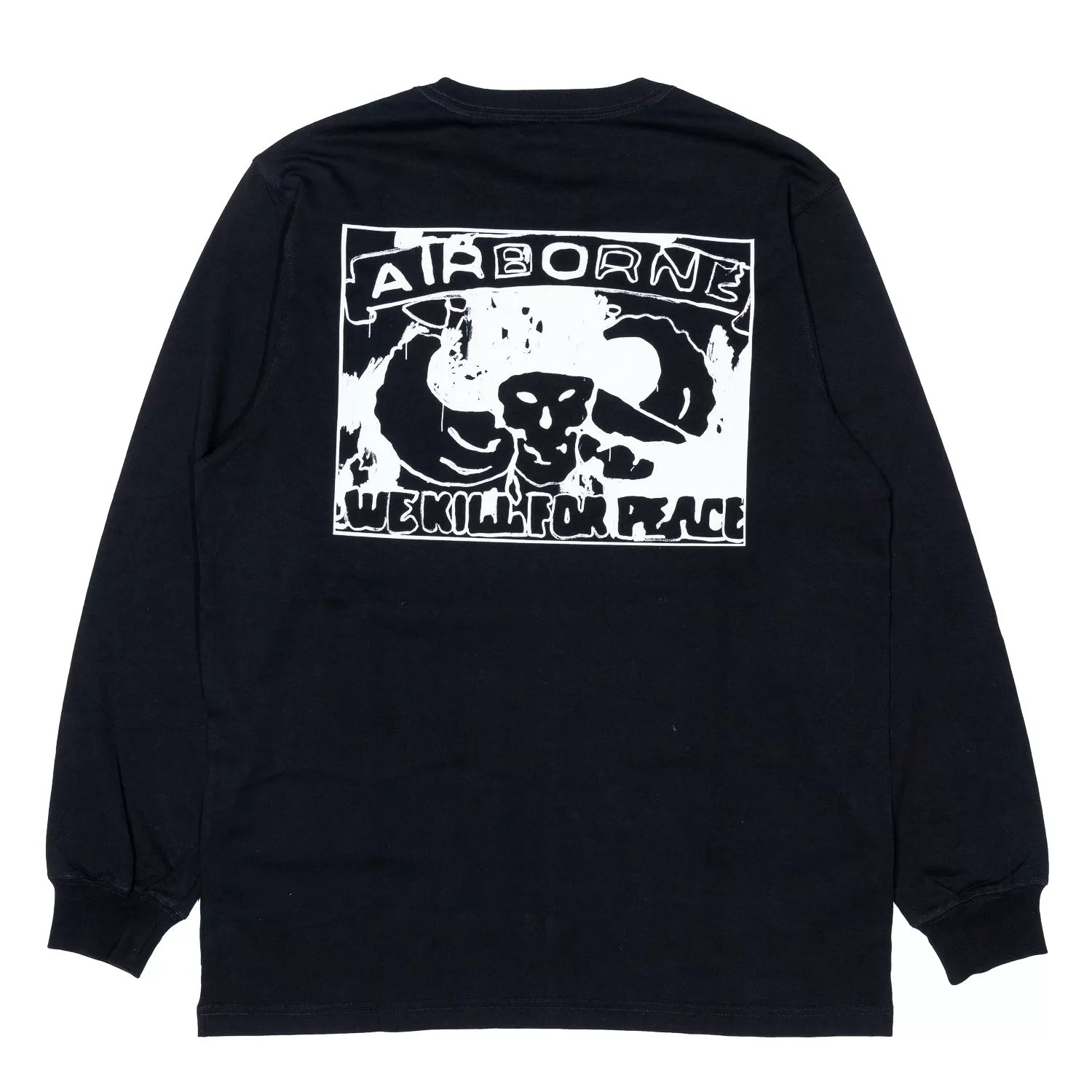 Maharishi Warhol Peace Print  L/S 'Black'