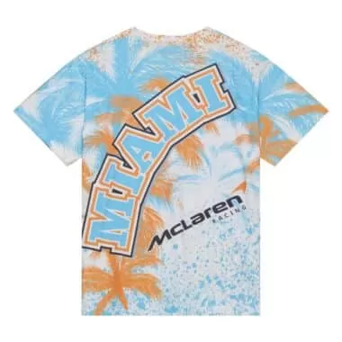 McLaren Racing F1 Special Edition Miami GP Mitchell & Ness Sublimated T-Shirt