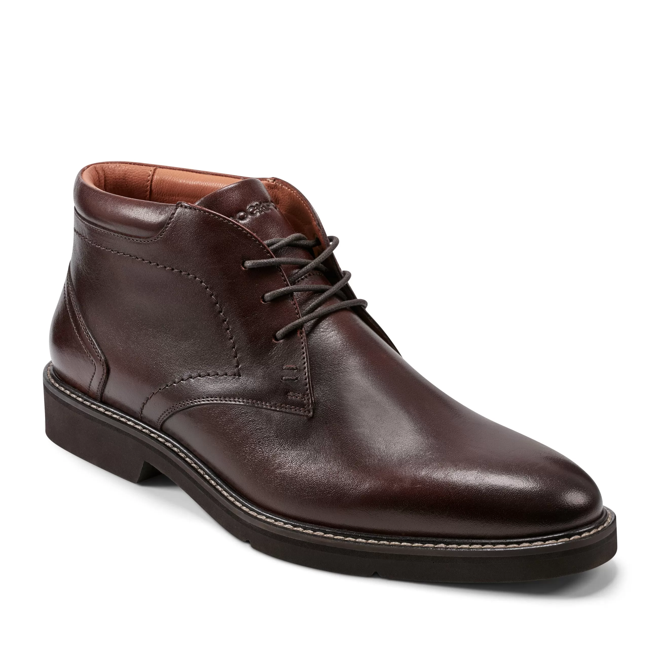 Men's Flynn Lace-up Almond Toe Casual Boots