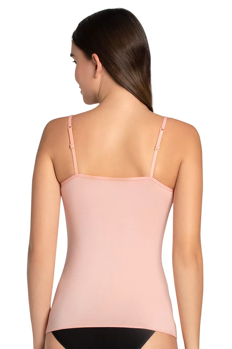 Modal Lace Camisole - Impatiens Pink