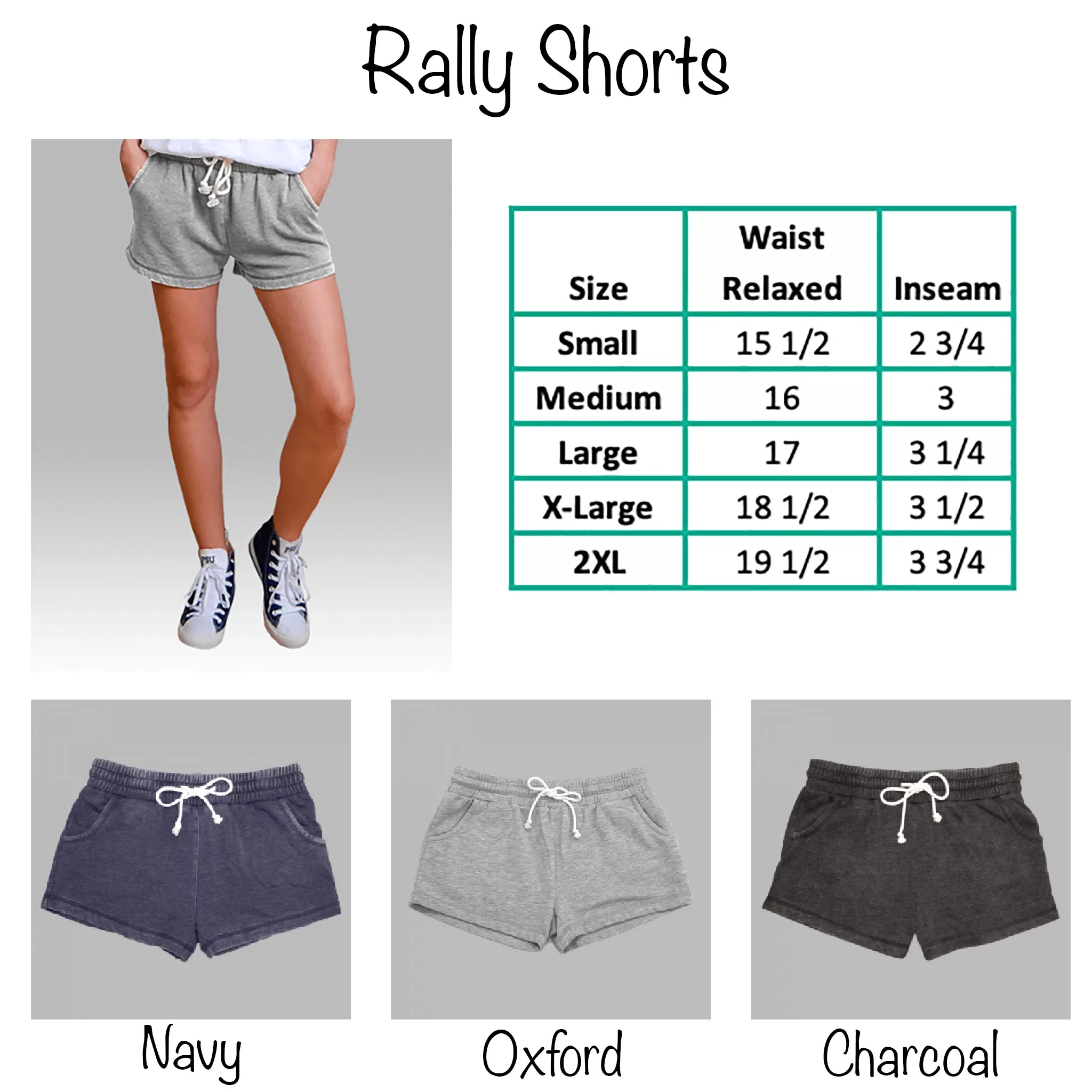 Monogrammed Rally Fleece Shorts