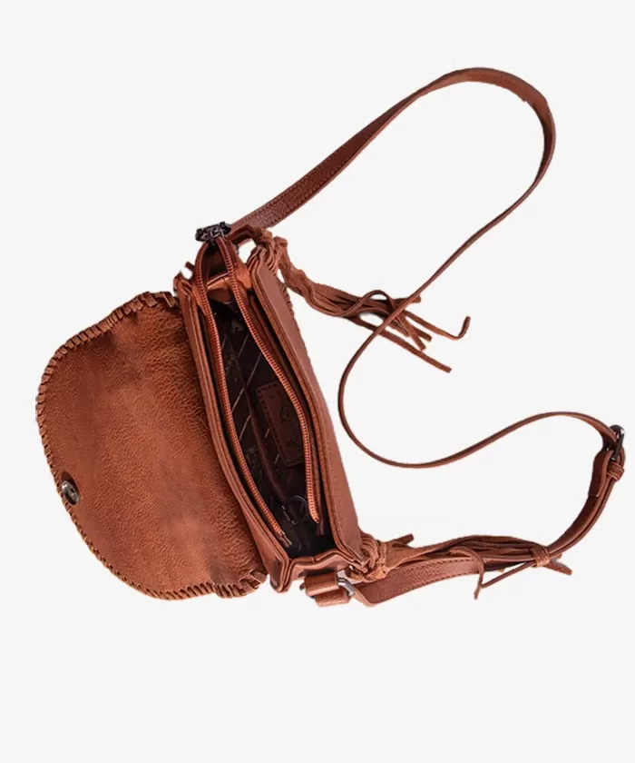 Montana West Fringe Concho Crossbody