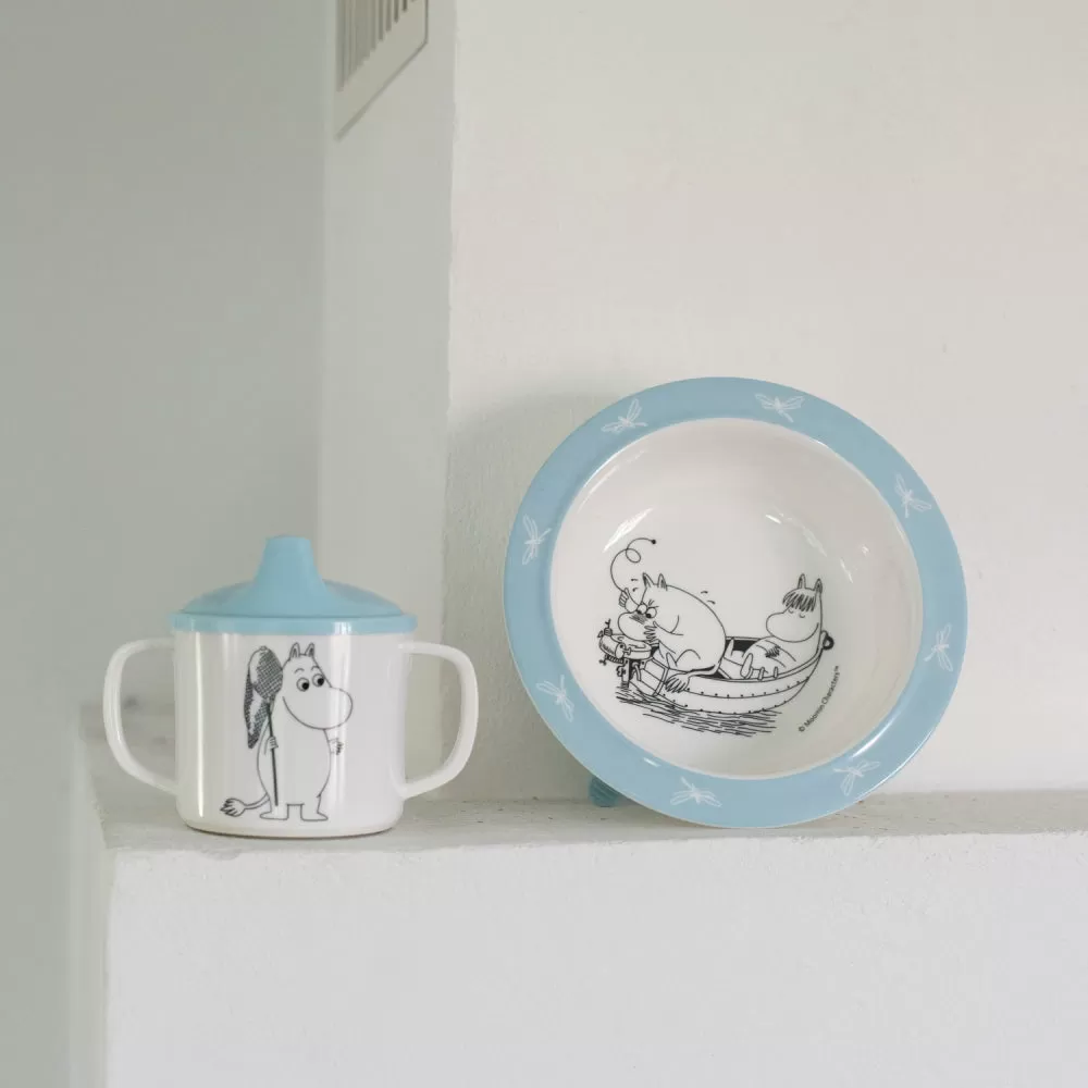 Moomin Sippy Cup Blue - Rätt Start