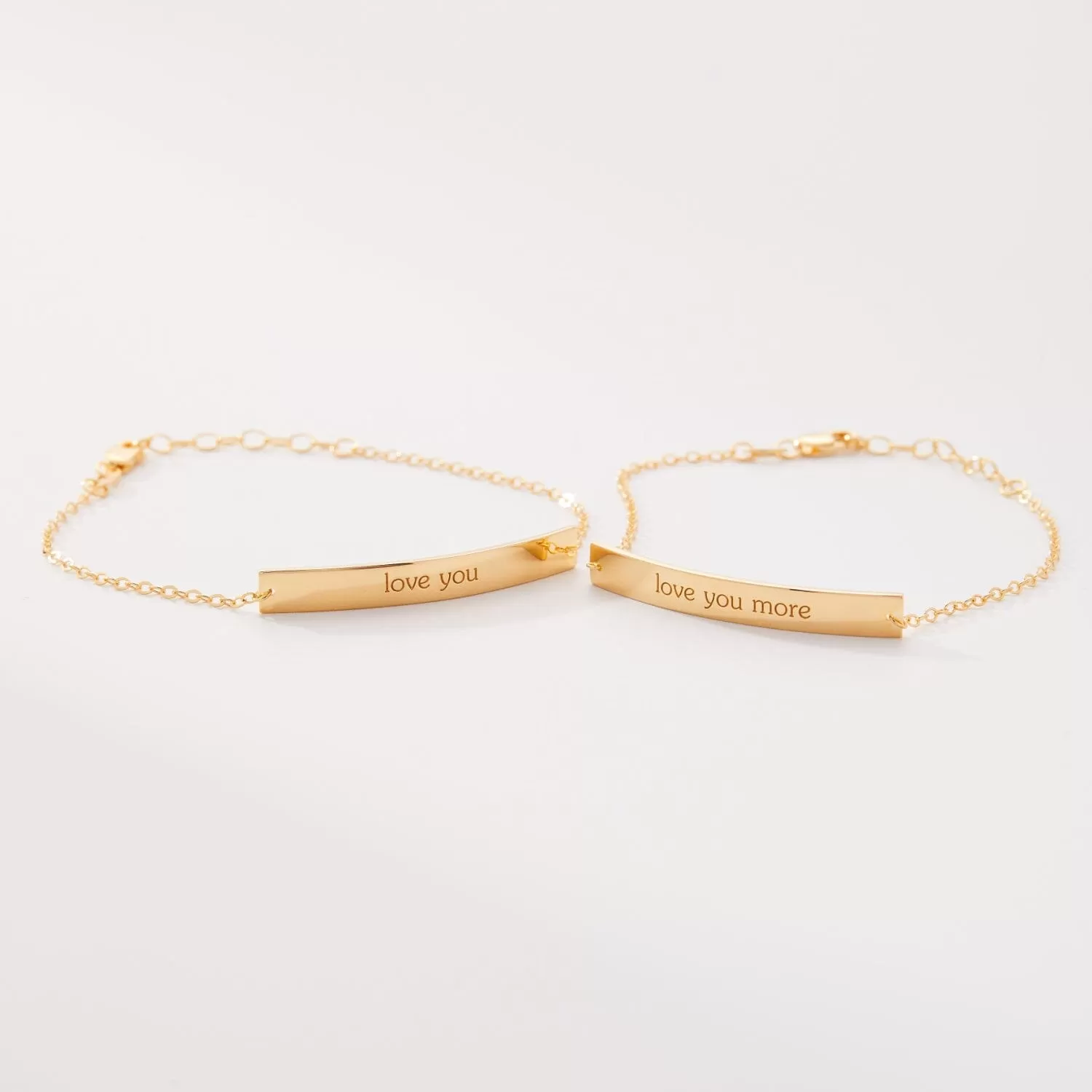 Mother-Daughter Bar Bracelet Set