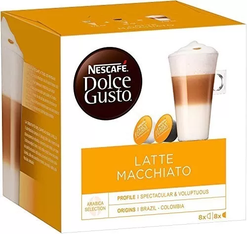 Nescafe Dolce gusto latte macchiato coffee capsules ---- clearance