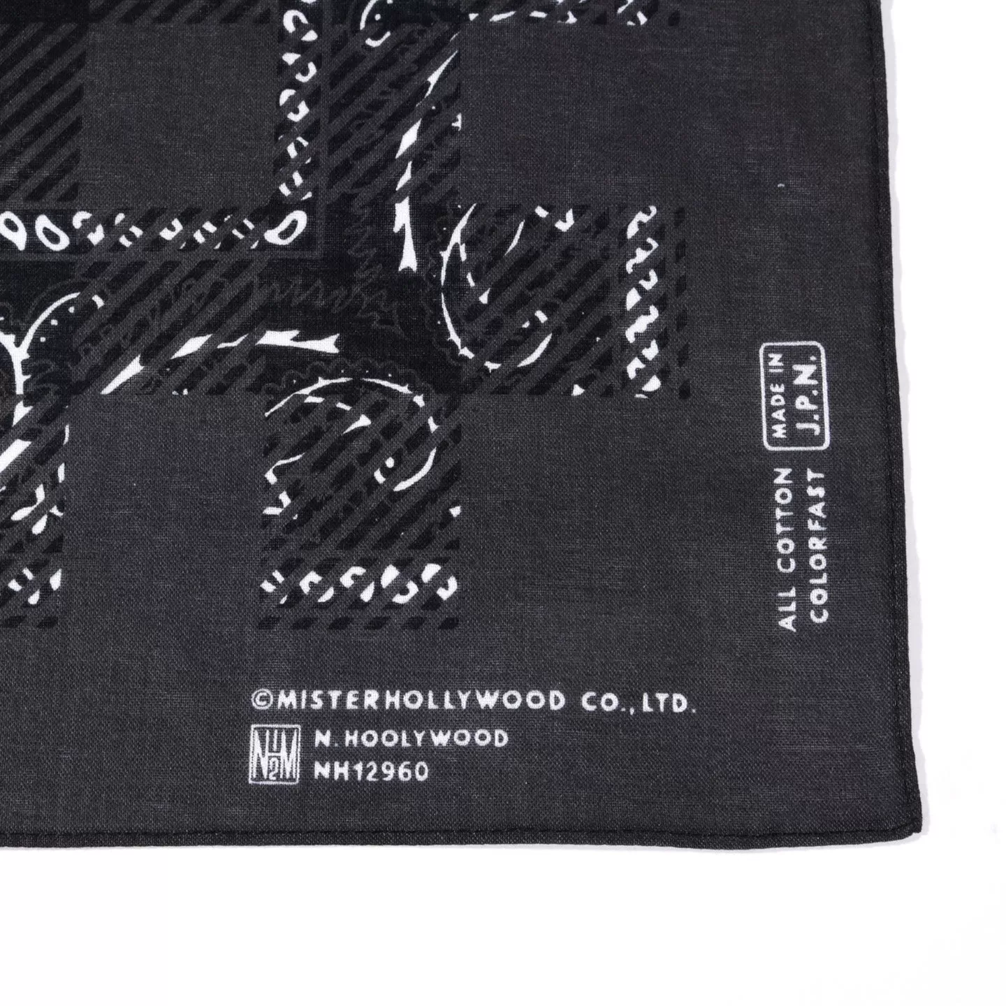 N.HOOLYWOOD AC19 BANDANA BLACK / BLACK