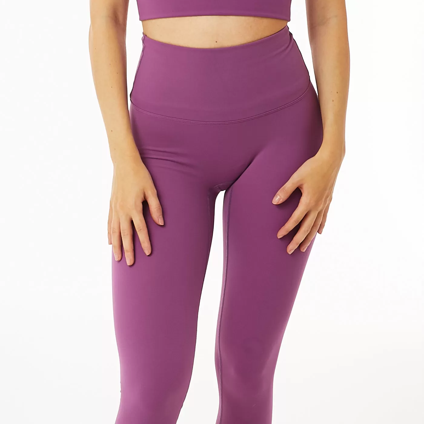 Olivia High Waisted Legging - Dark Purple