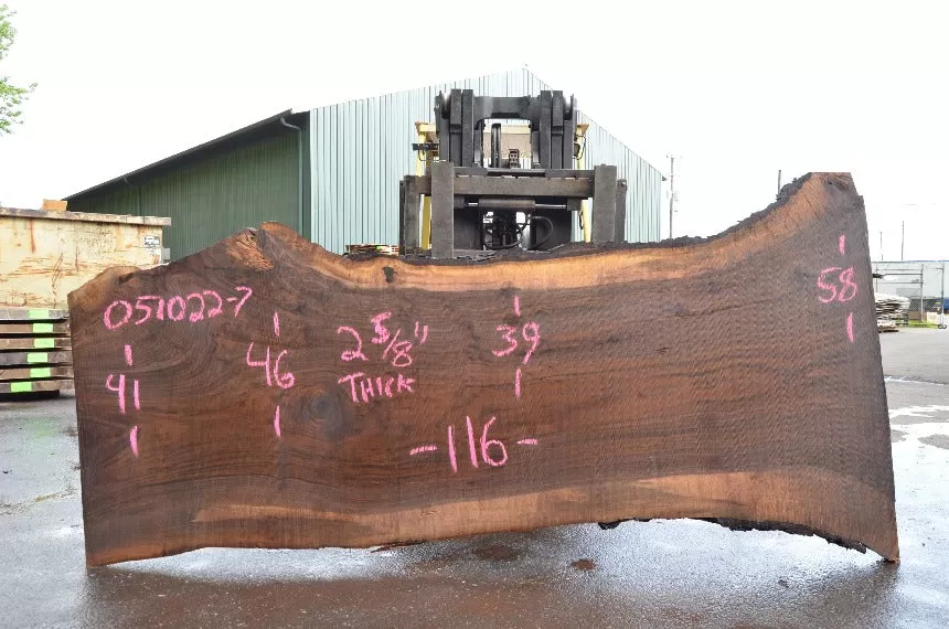 Oregon Black Walnut Slab 051022-07