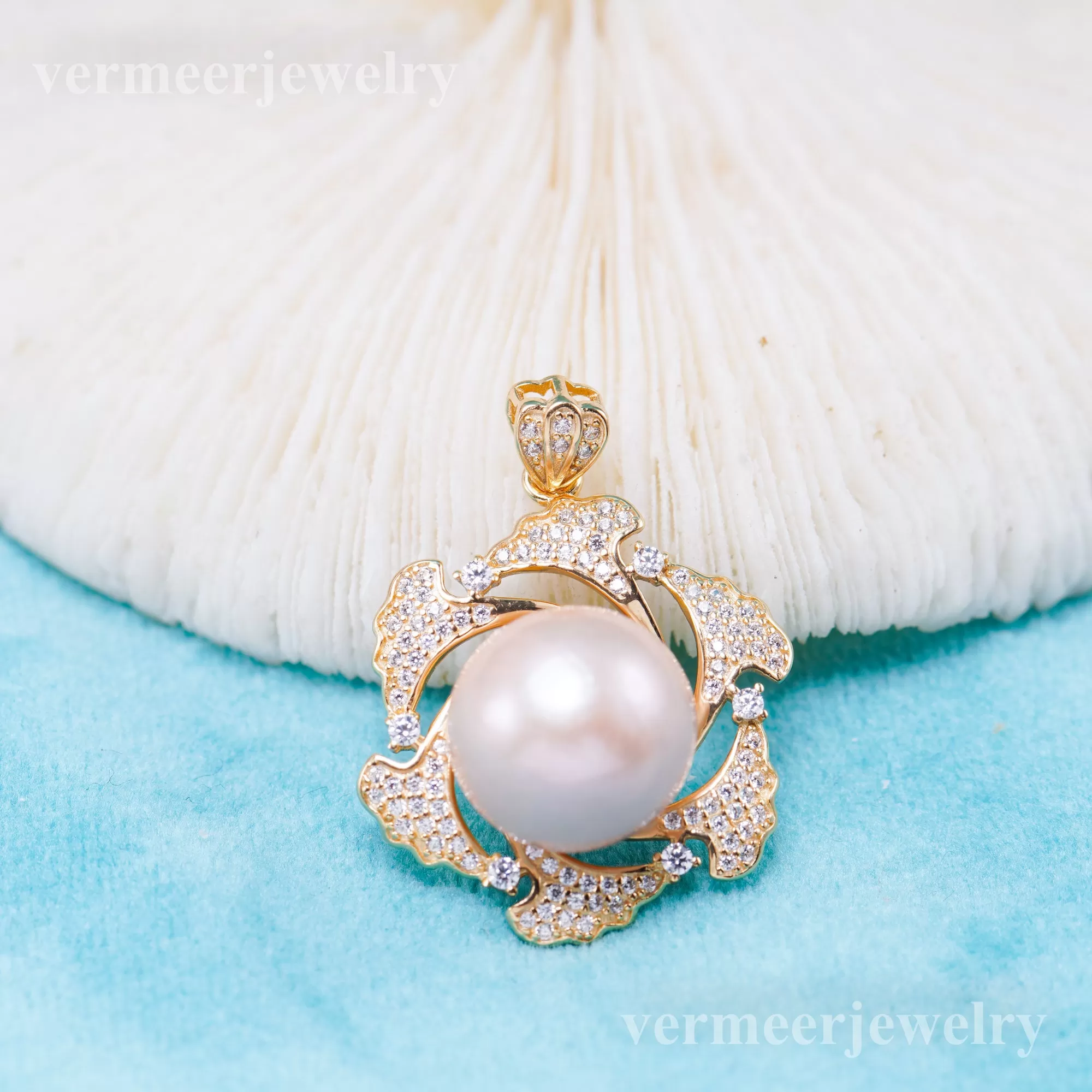 Pe011113 DIY 9-12mm Natural Freshwater pearl pendant accessory 925 sterling silver engagement jewelry necklace for women