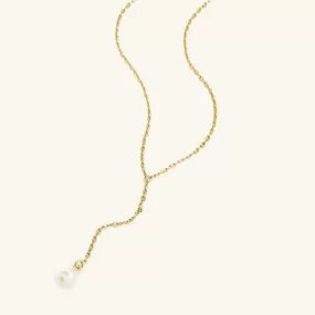 Pearl Lariat Necklace