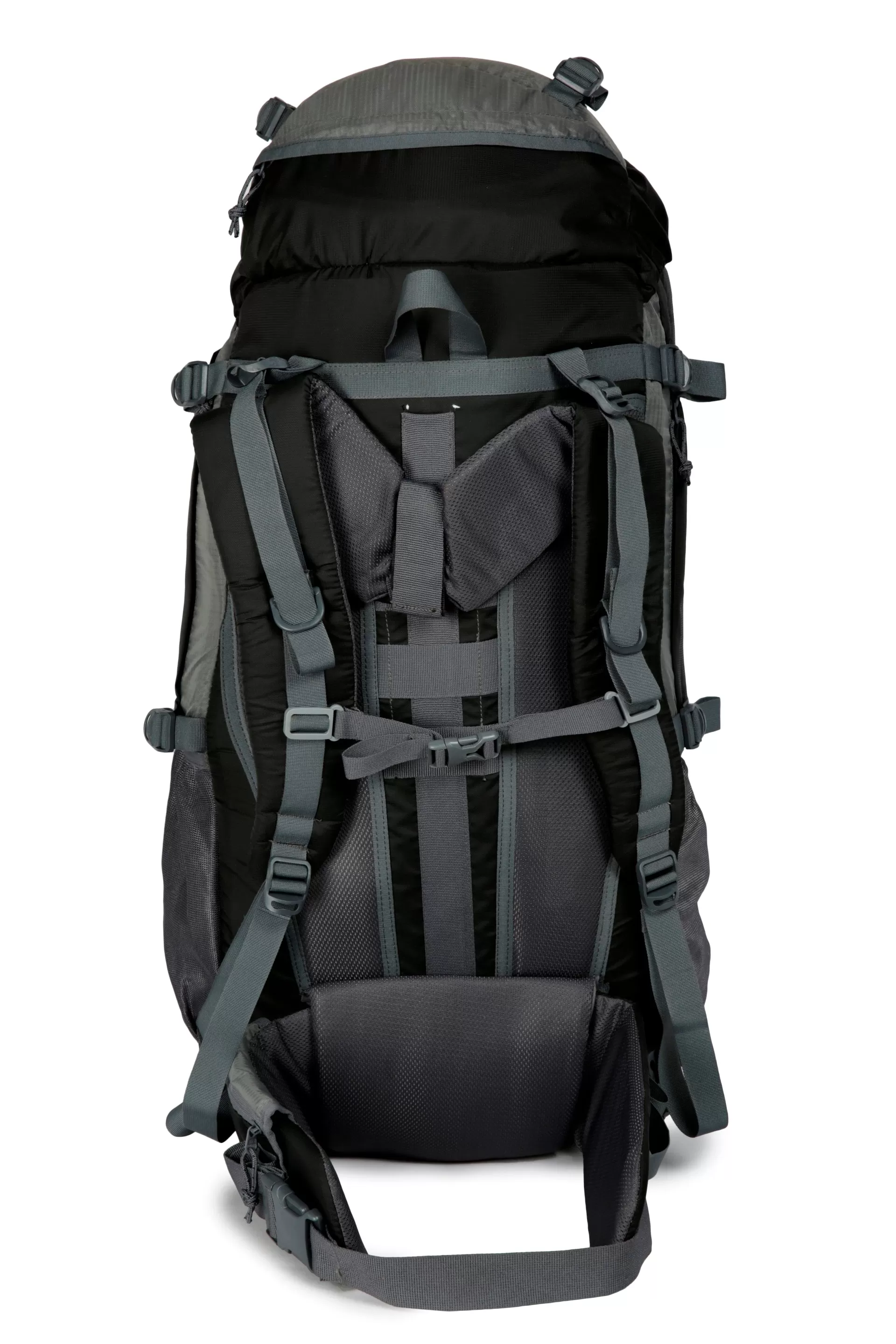 Penny 75L Black Gry Rucksack with Rain Cover