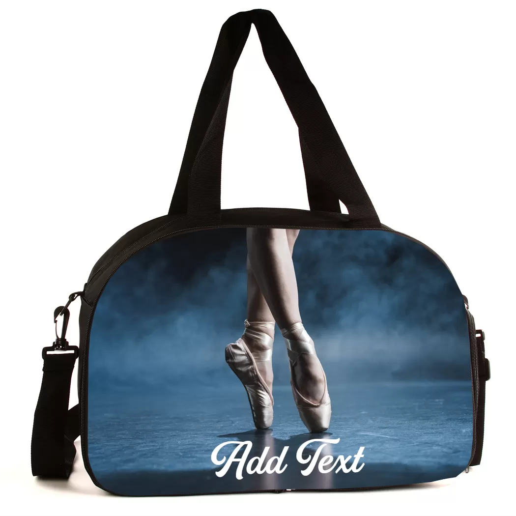 Personalized Full Color Sport Duffel Bag W/ Optional Water Bottle - Ballet