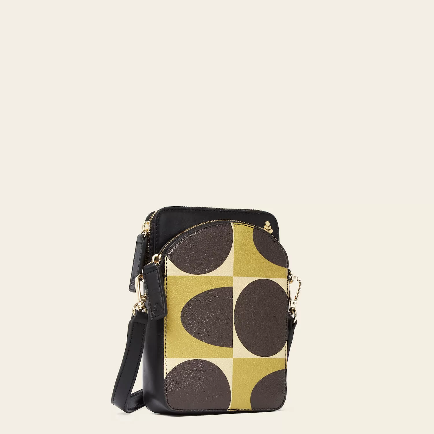 Portia Tall Crossbody - Chestnut Spot Square