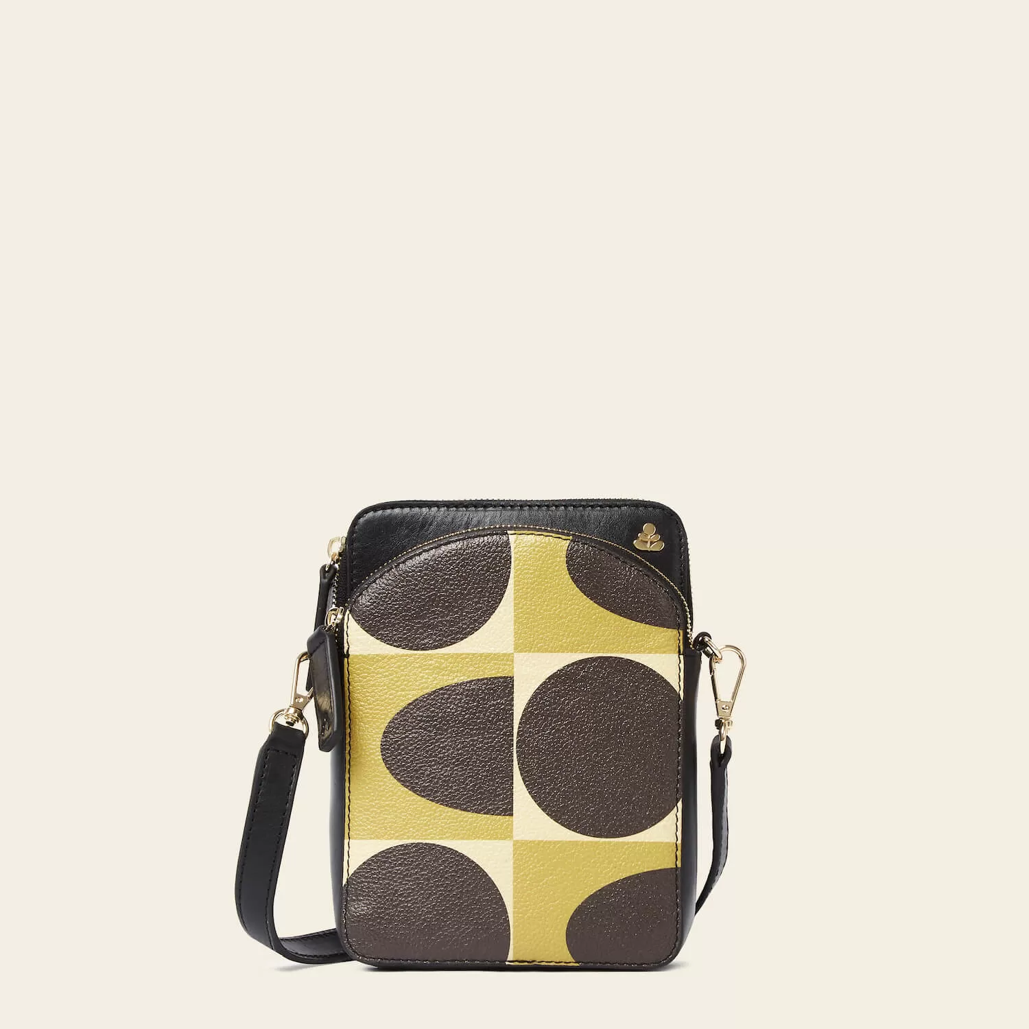 Portia Tall Crossbody - Chestnut Spot Square