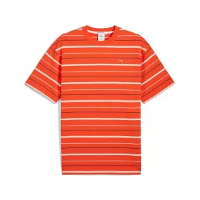 Puma MMQ Striped Tee "Redmazing"