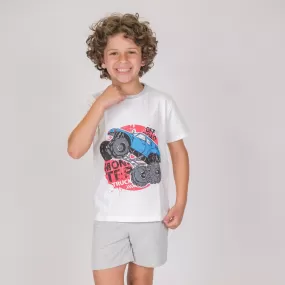 "Off Road Monster Truck" Short-Sleeved Pajama