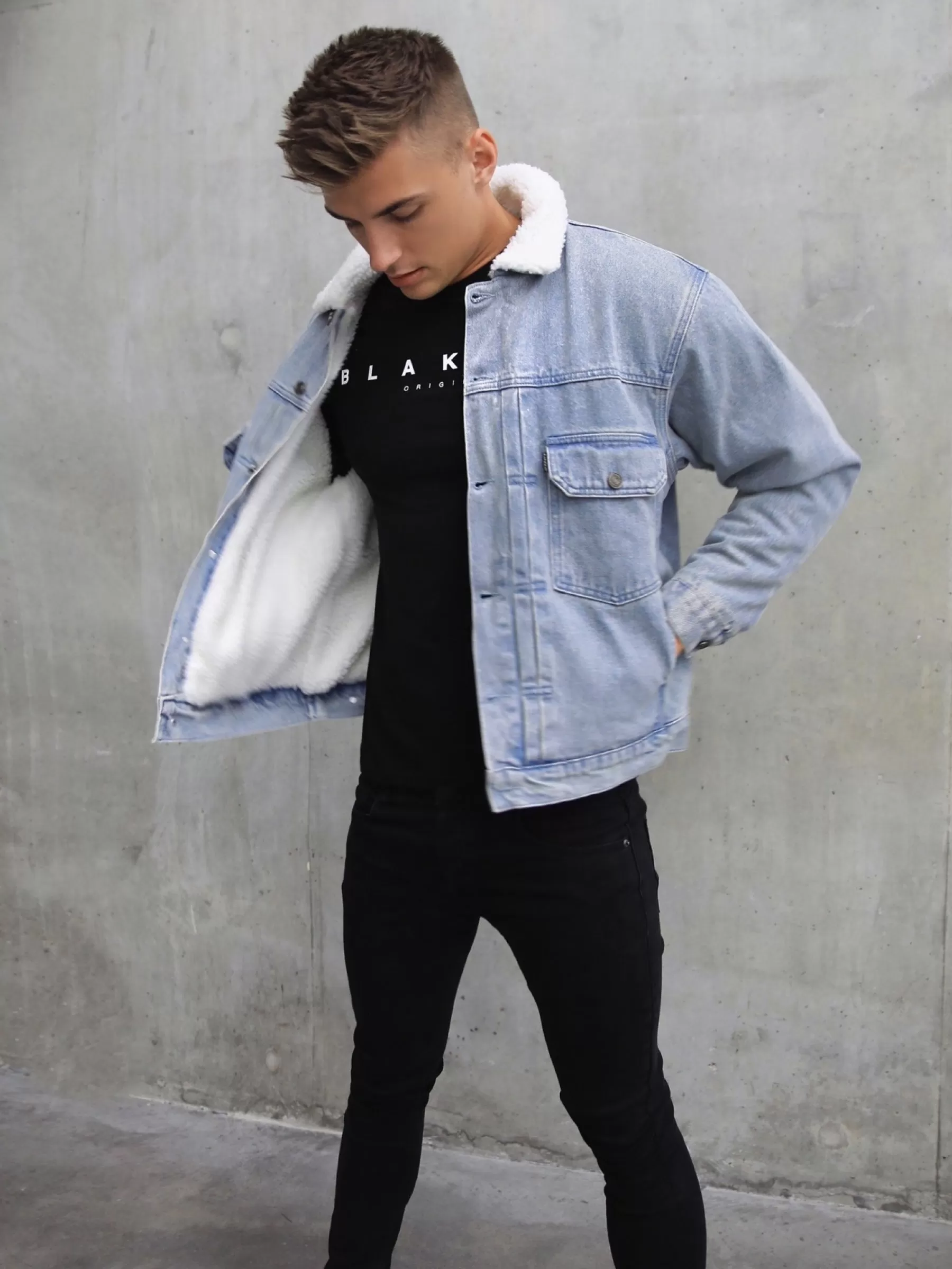 Raleigh Denim Jacket - Light Blue