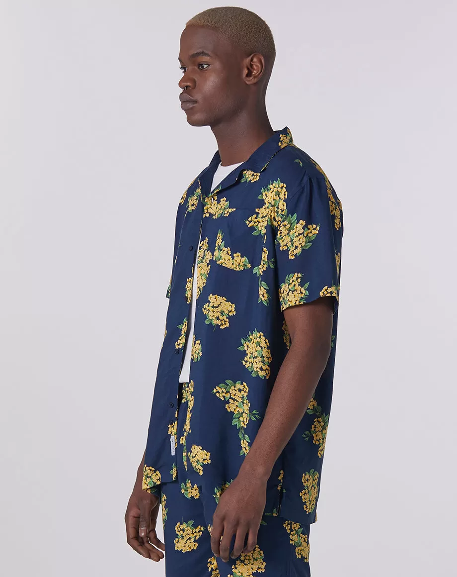 RAMPUR FLORAL MEN'S SHIRT | NAVY