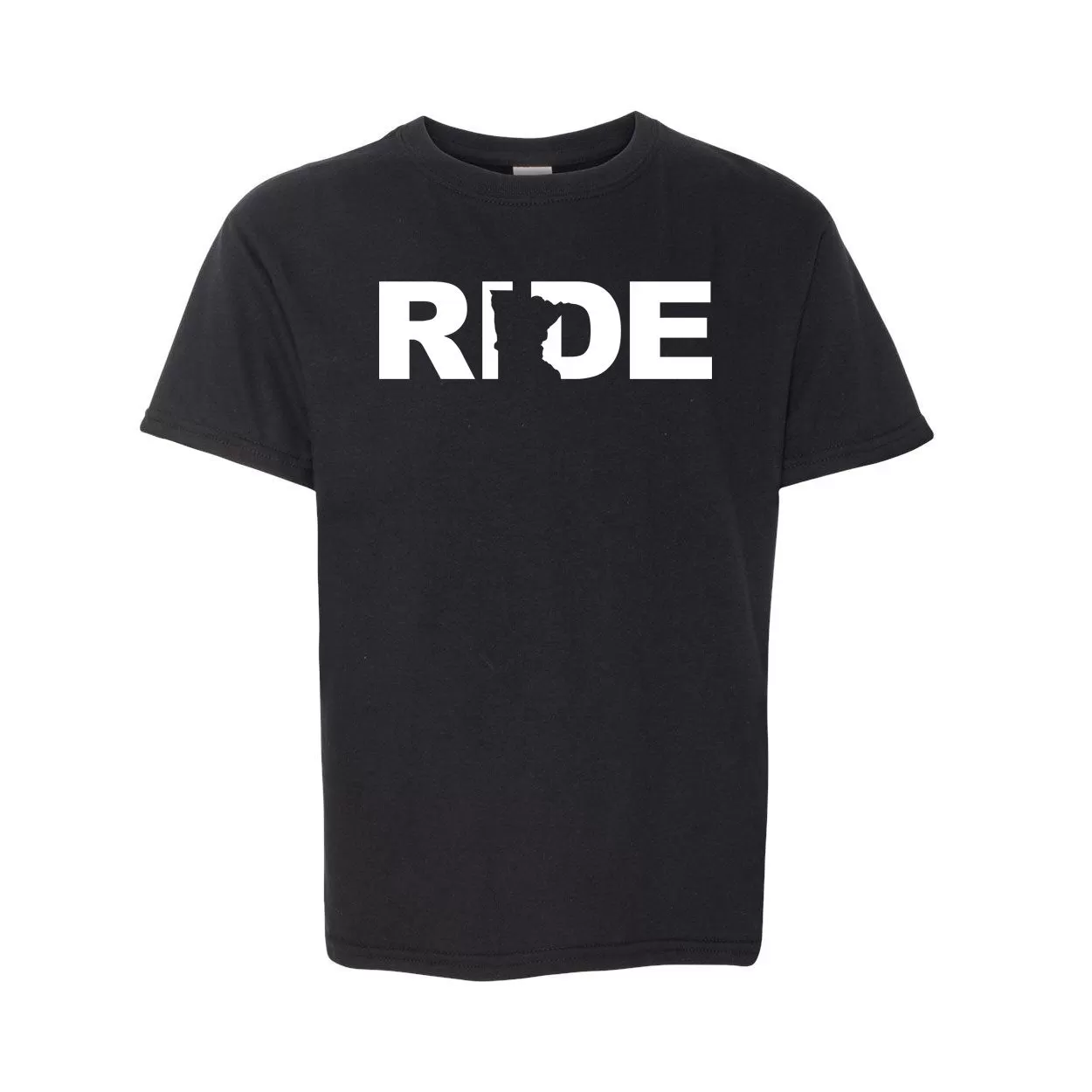 Ride MN Youth Tee Black/White