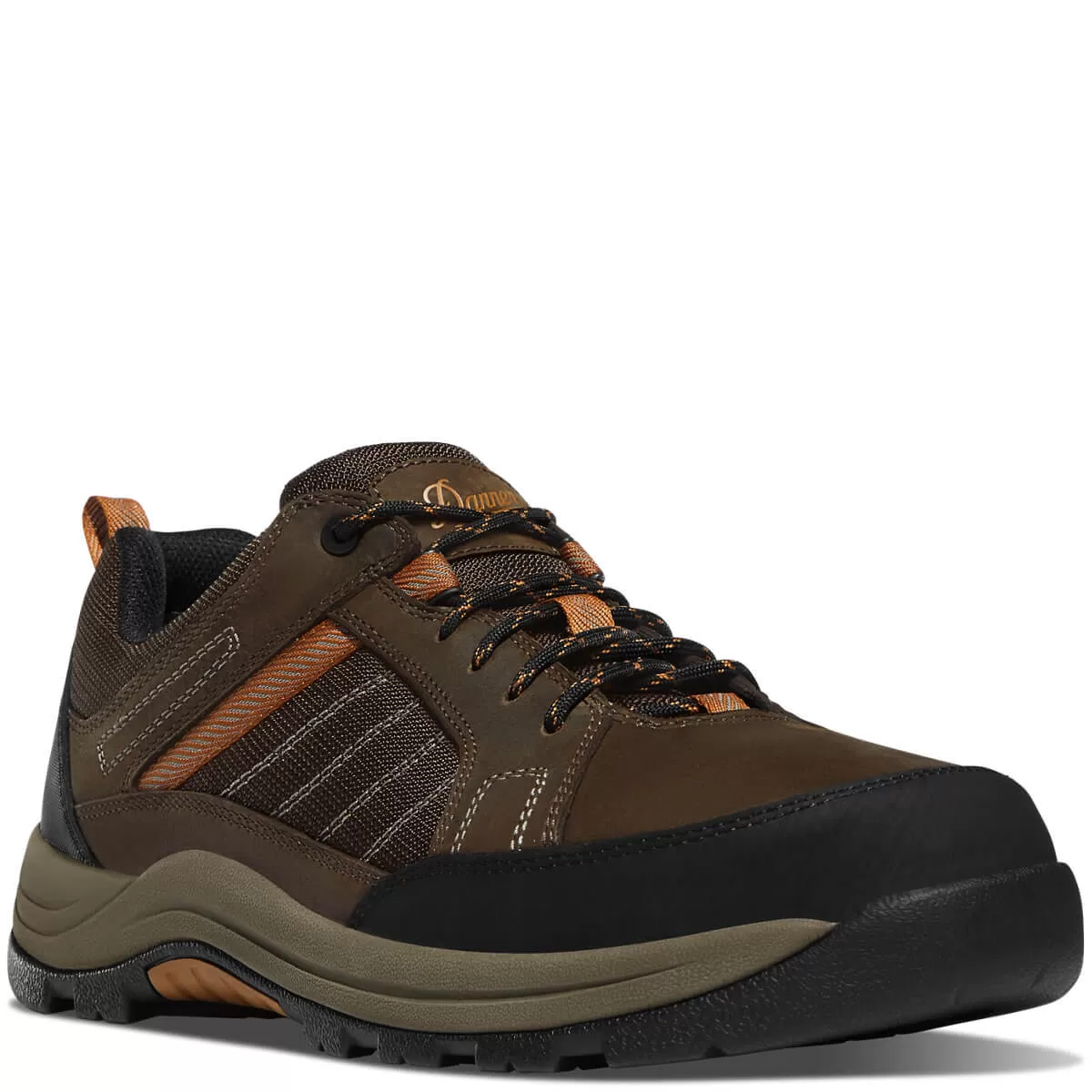 Riverside 3 Inch Steel-Toe Hot Weather Work Shoe Brown/Orange