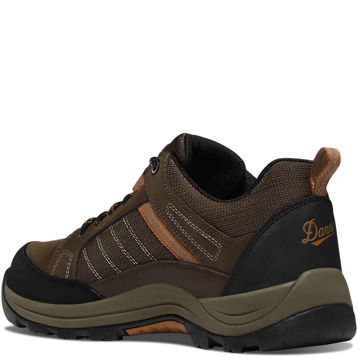 Riverside 3 Inch Steel-Toe Hot Weather Work Shoe Brown/Orange