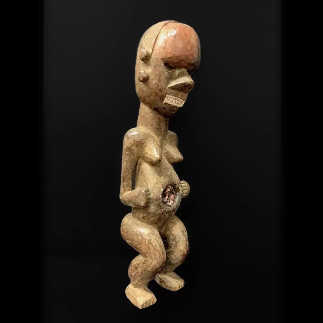 Salampasu Female Guardian Figure / Nkisi, DRC / Angola #106