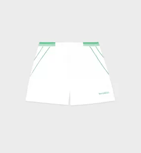 Serif Logo Borg Short - White/Verde