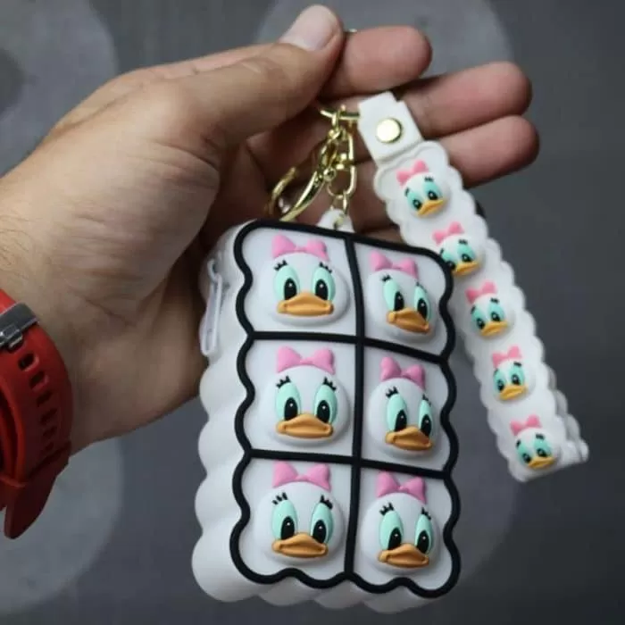 Silicone Fruit Figure Cute Keychain: Cute and Functional Accessory For Kids And Adults