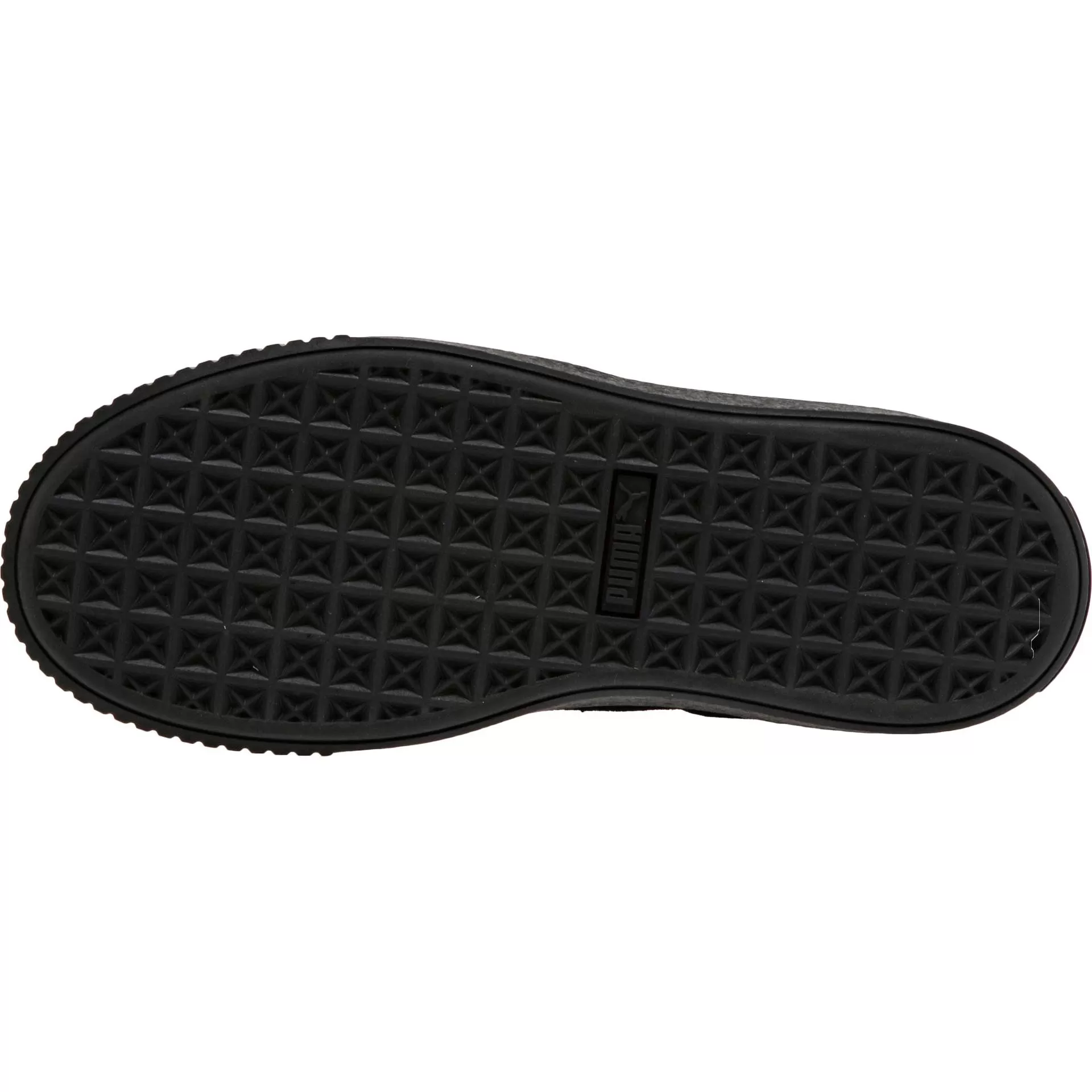 Suede Creeper Women Lifestyle Shoe - Black/Gold