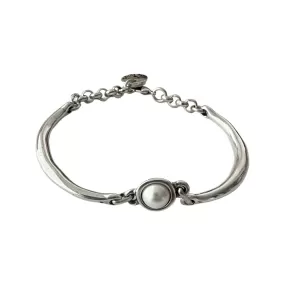 TRA-LA-RA SINGLE PERLADA RIGID BRACELET